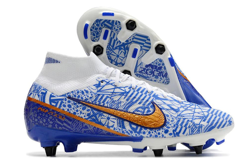 Chuteira Nike Mercurial Superfly IX Elite SG Campo - Azul