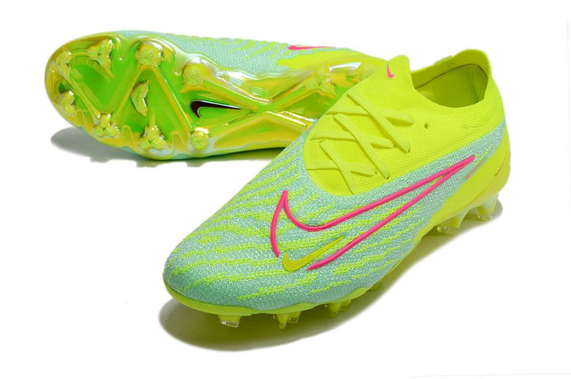 Chuteira Nike Phantom GX Low Elite FG Campo - Verde