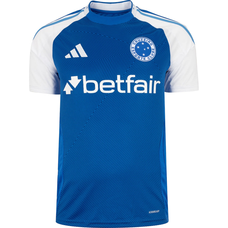 Camisa Cruzeiro I 2025/26 Torcedor Adidas Masculina - Azul