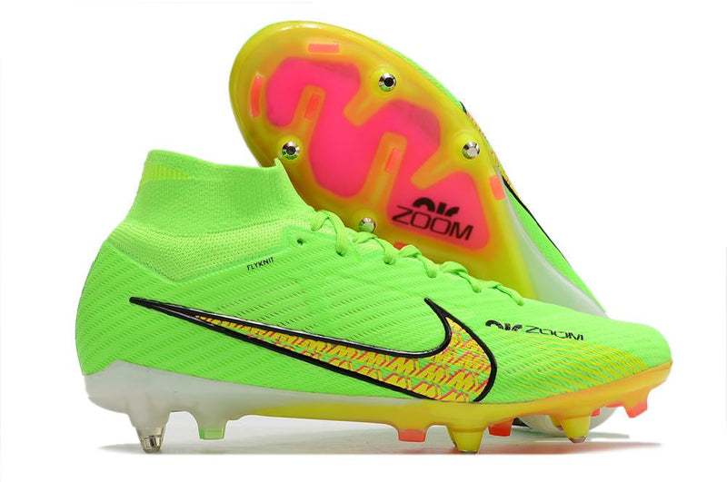 Chuteira Nike Mercurial Superfly IX Elite SG Campo - Verde