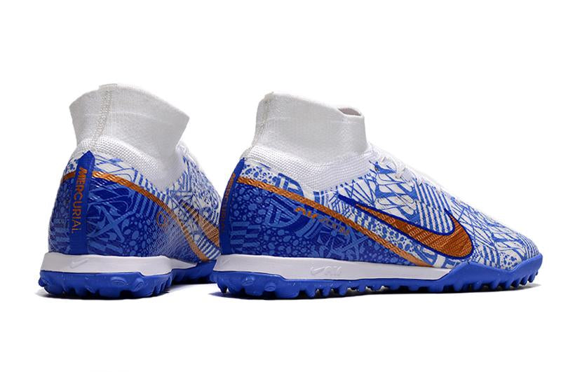 Chuteira Nike Air Zoom Mercurial Superfly IX Elite Society - Azul