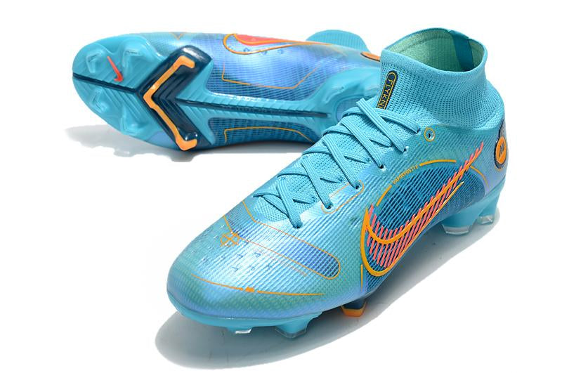Chuteira Nike Mercurial Superfly 8 Elite Campo - Azul