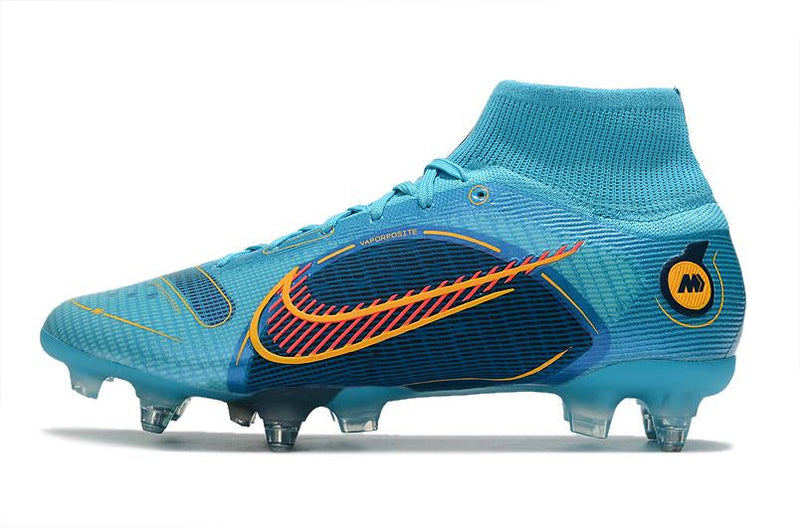 Chuteira Nike Mercurial Superfly 8 Elite SG Campo - Azul
