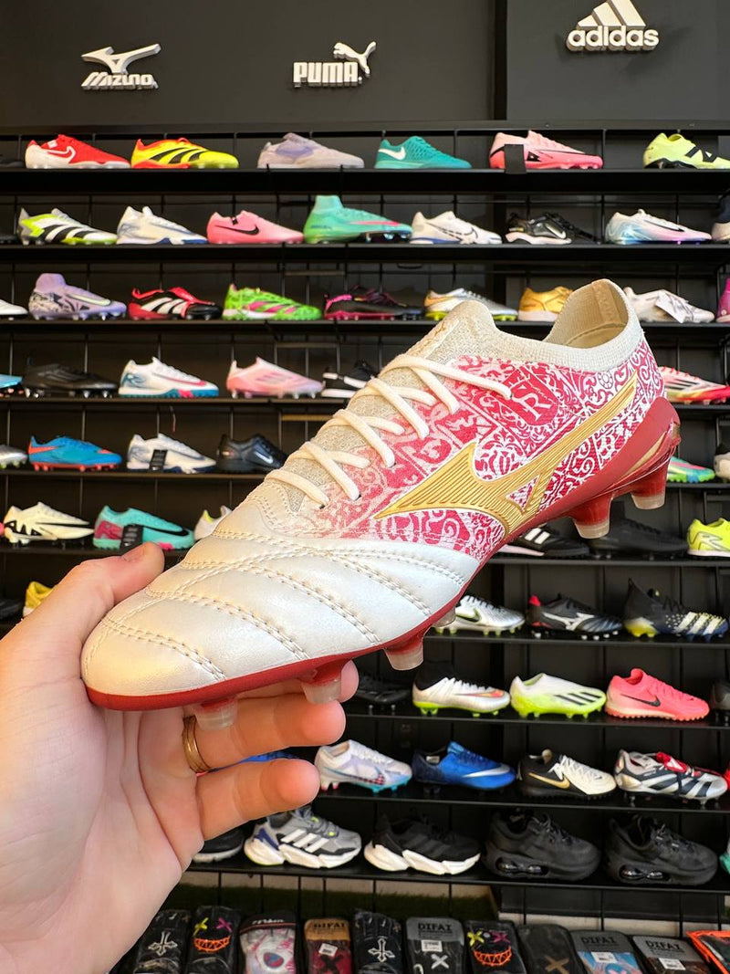 MIZUNO MORELIA FG + BRINDES (PRONTA ENTREGA)